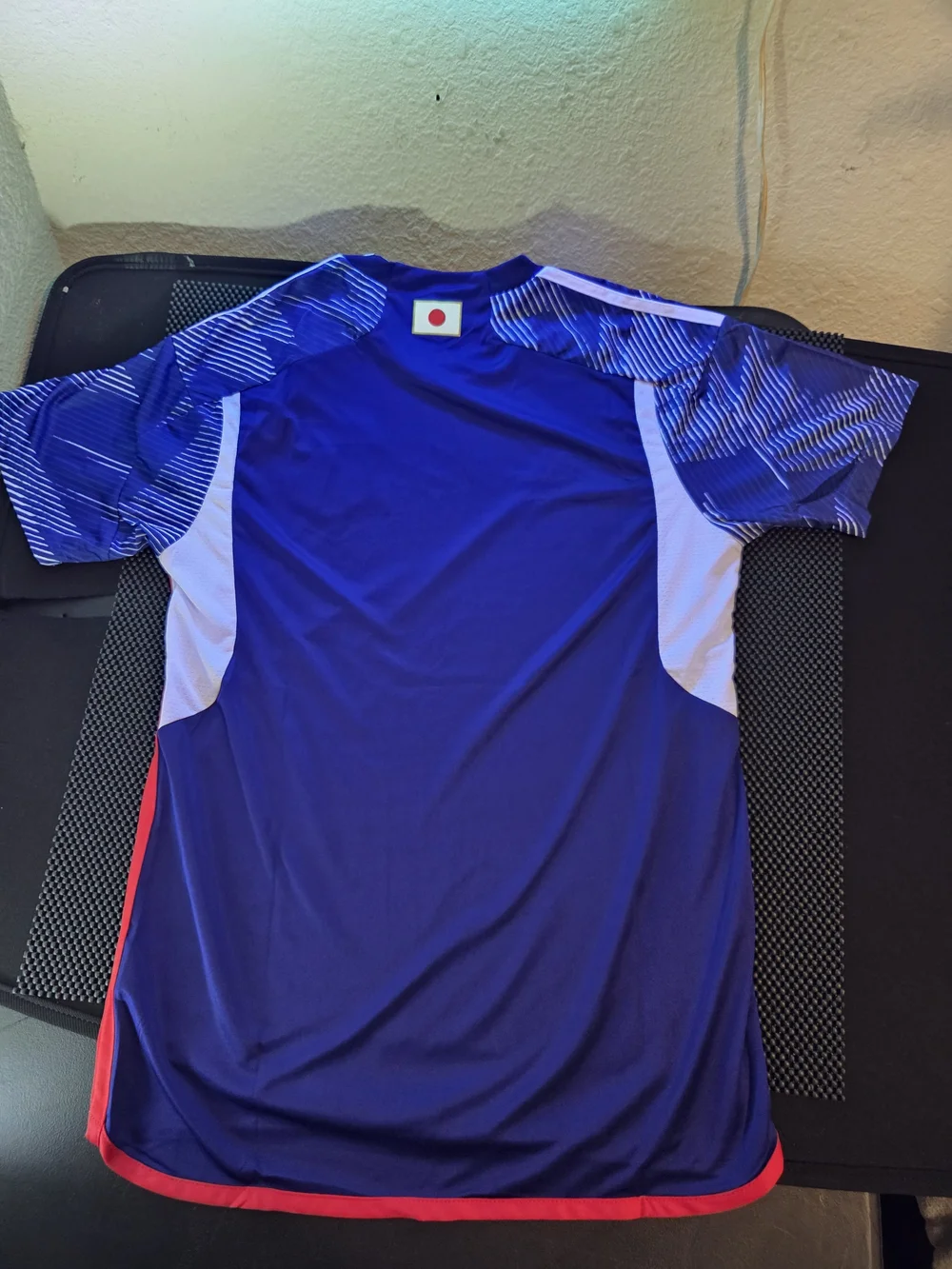 Men's Blue and Red Japan Soccer Jersey New In Bag
